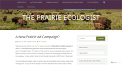 Desktop Screenshot of prairieecologist.com
